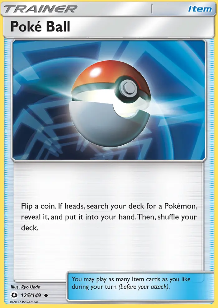 Poké Ball Uncommon Pokemon card #125 from Sun & Moon
