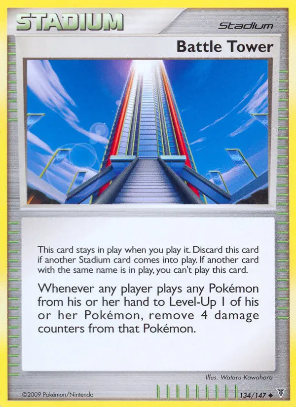 Battle Tower Uncommon Pokemon card #134 from Supreme Victors