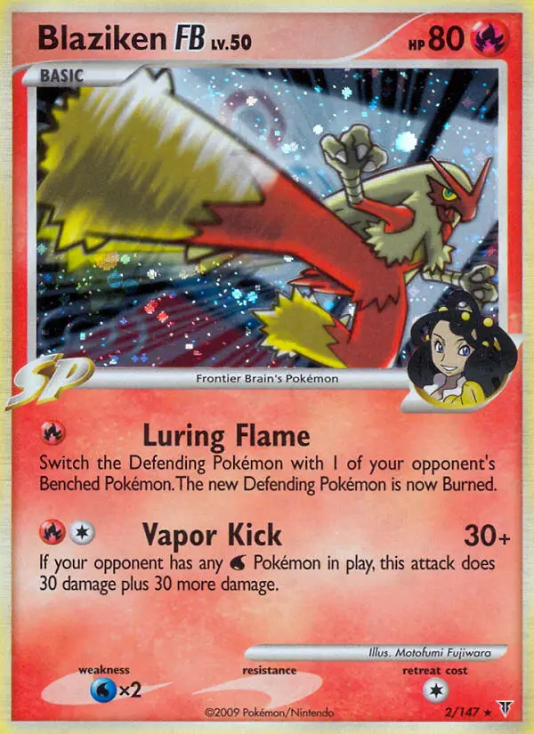 Blaziken FB Rare Holo Pokemon card #2 from Supreme Victors