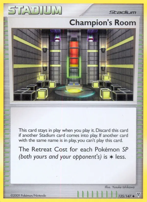 Champion's Room Uncommon Pokemon card #135 from Supreme Victors