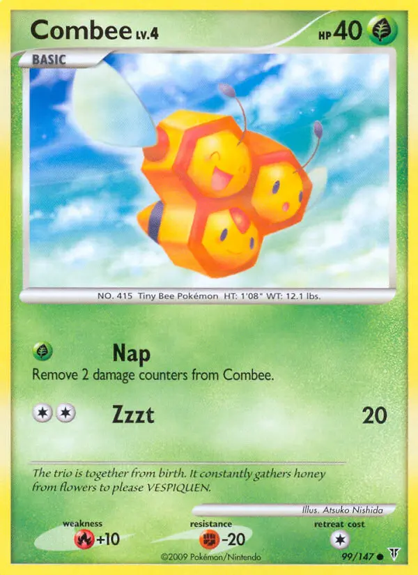 Combee Common Pokemon card #99 from Supreme Victors