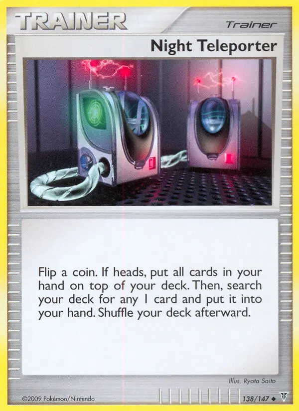 Night Teleporter Uncommon Pokemon card #138 from Supreme Victors
