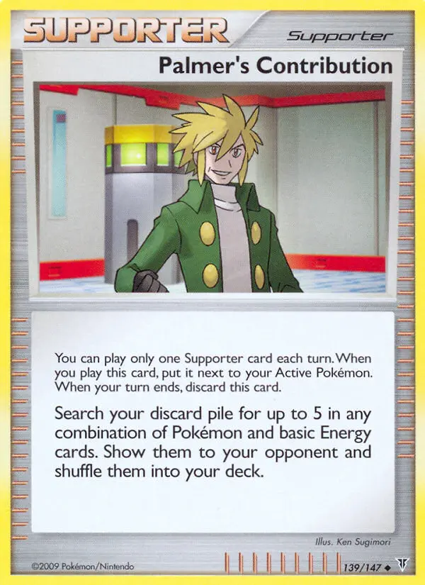 Palmer's Contribution Uncommon Pokemon card #139 from Supreme Victors