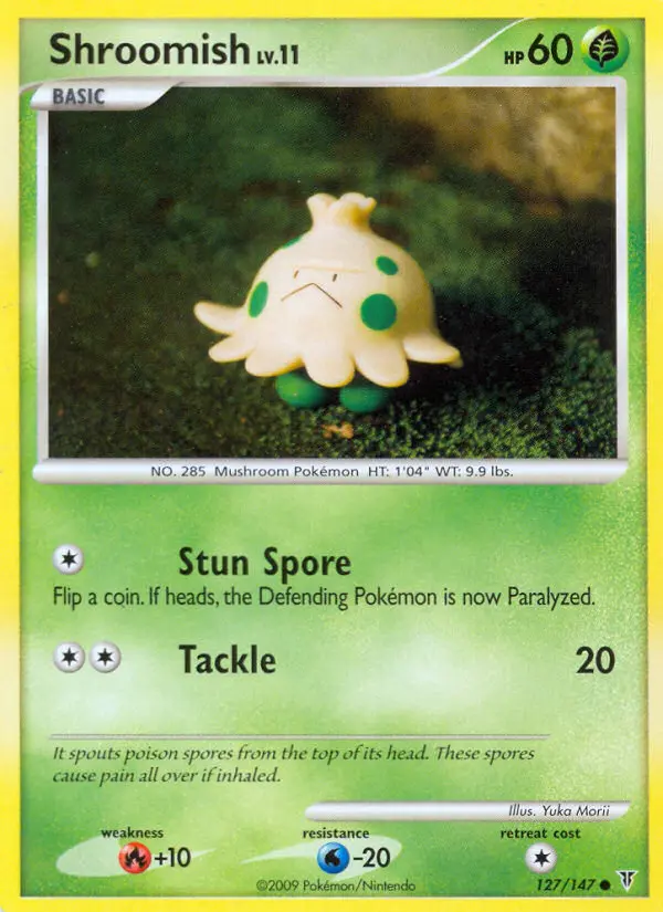 Shroomish Common Pokemon card #127 from Supreme Victors