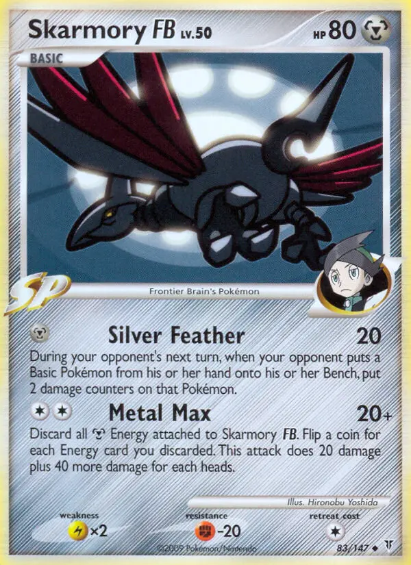 Skarmory FB Uncommon Pokemon card #83 from Supreme Victors