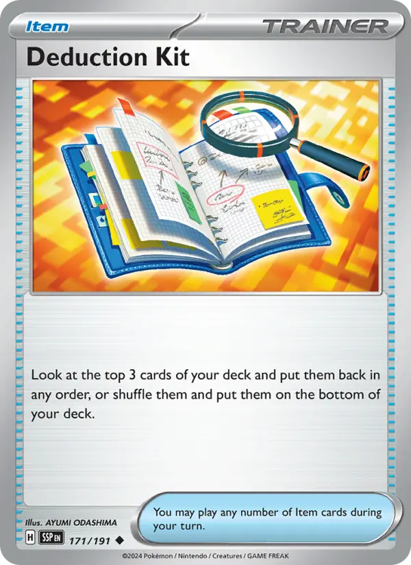 Deduction Kit Uncommon Pokemon card #171 from Surging Sparks