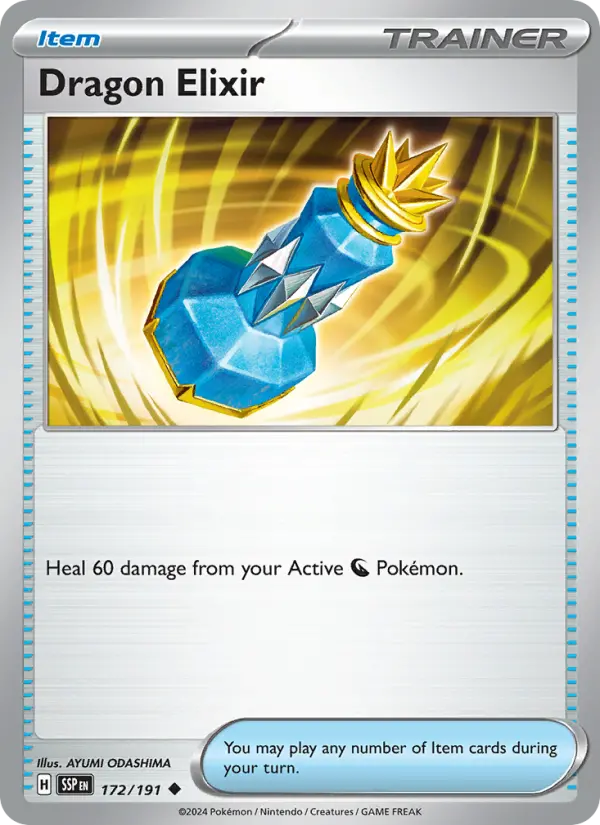 Dragon Elixir Uncommon Pokemon card #172 from Surging Sparks
