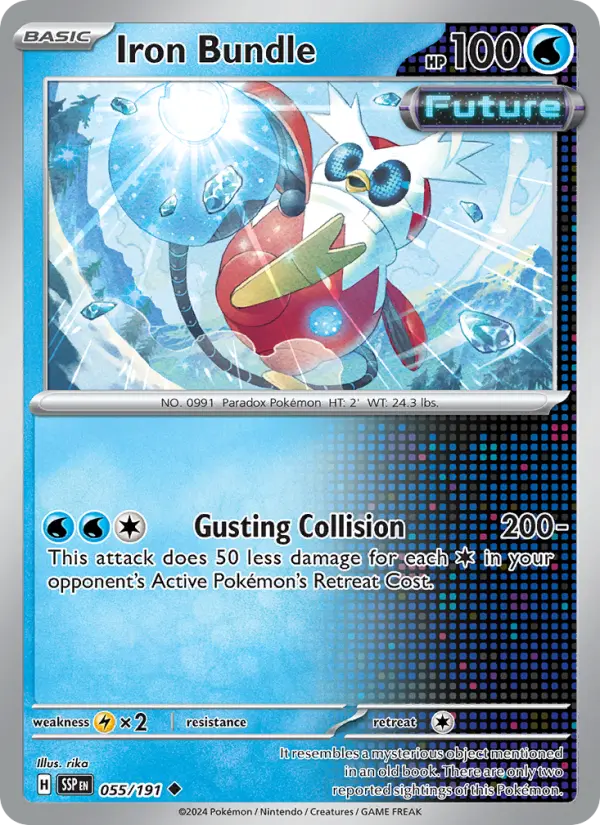 Iron Bundle Uncommon Pokemon card #055 from Surging Sparks