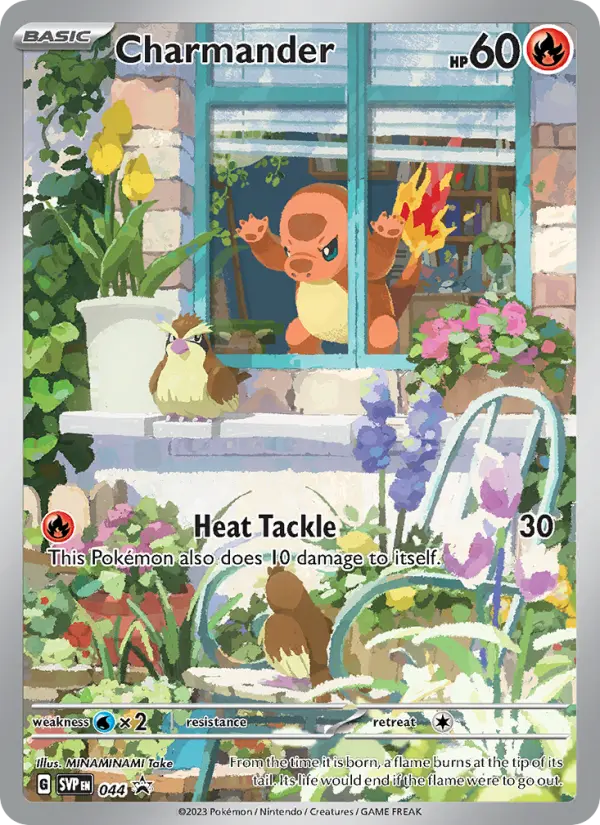 Charmander None Pokemon card #044 from SVP Black Star Promos