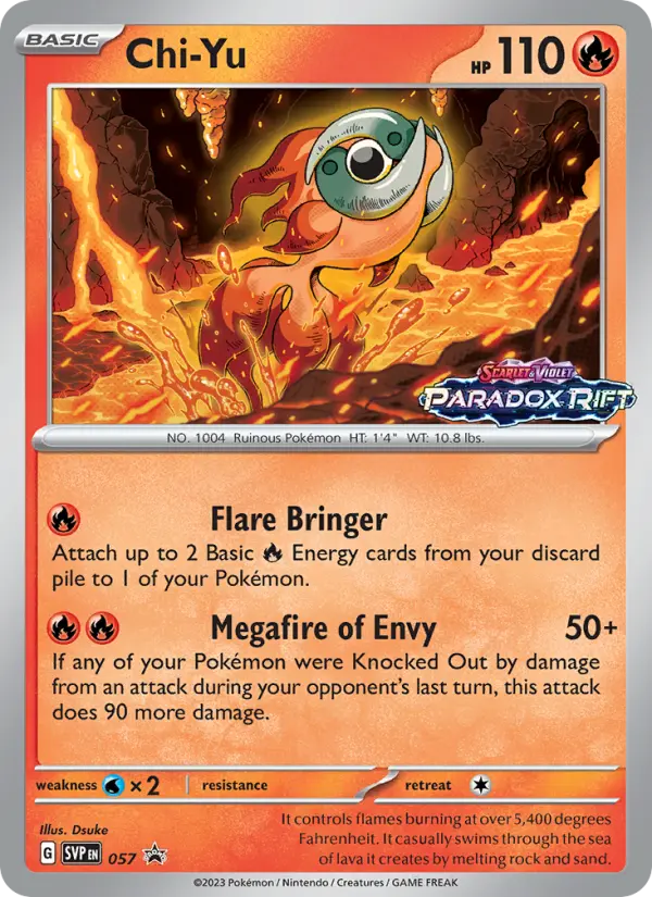 Chi-Yu None Pokemon card #057 from SVP Black Star Promos