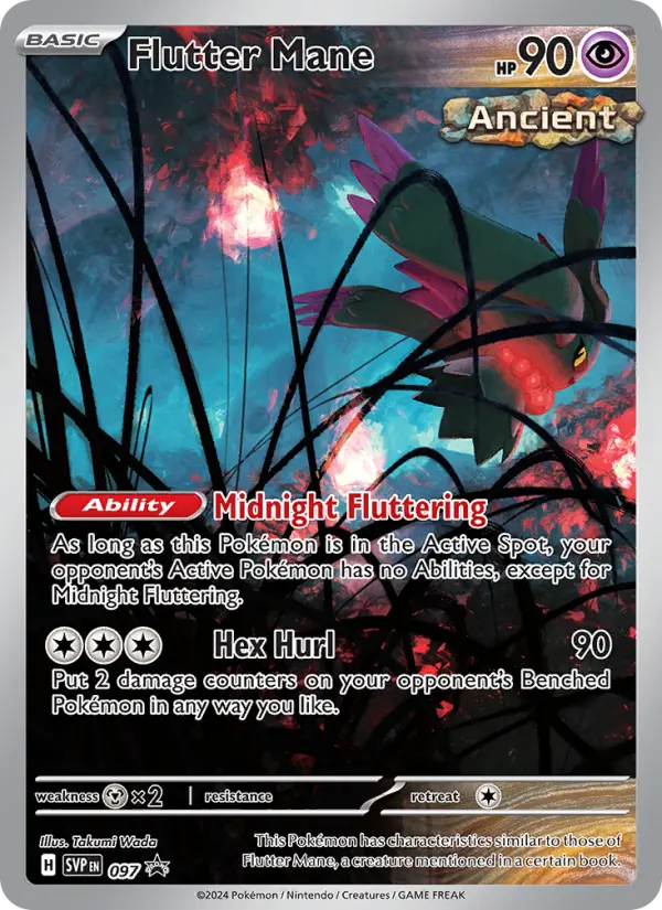 Flutter Mane None Pokemon card #097 from SVP Black Star Promos