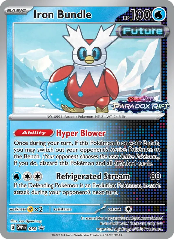 Iron Bundle None Pokemon card #058 from SVP Black Star Promos