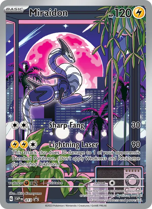 Miraidon None Pokemon card #013 from SVP Black Star Promos