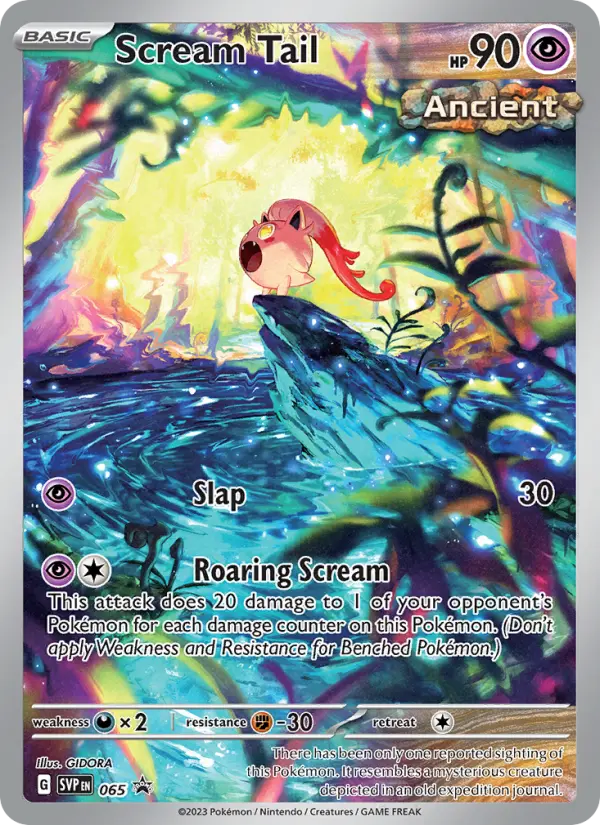 Scream Tail None Pokemon card #065 from SVP Black Star Promos