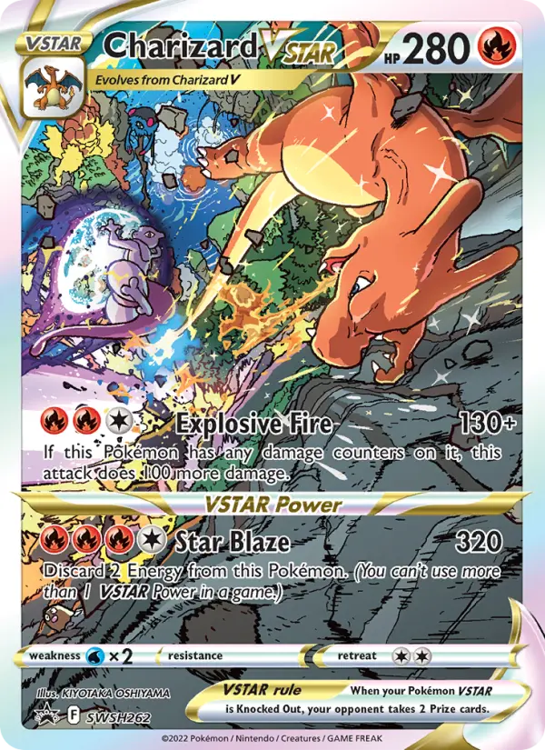 Charizard VSTAR None Pokemon card #SWSH262 from SWSH Black Star Promos