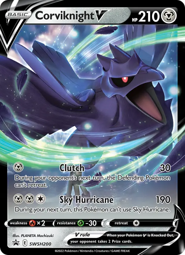 Corviknight V None Pokemon card #SWSH200 from SWSH Black Star Promos