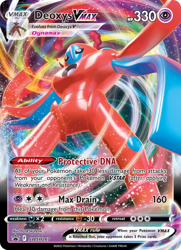 Deoxys VMAX None Pokemon card #SWSH267 from SWSH Black Star Promos