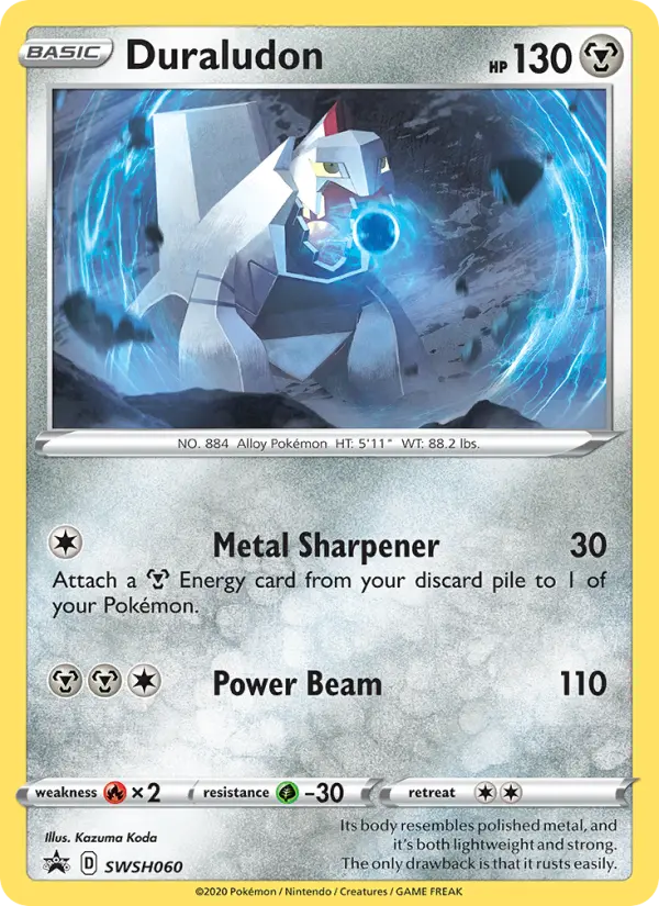 Duraludon None Pokemon card #SWSH060 from SWSH Black Star Promos