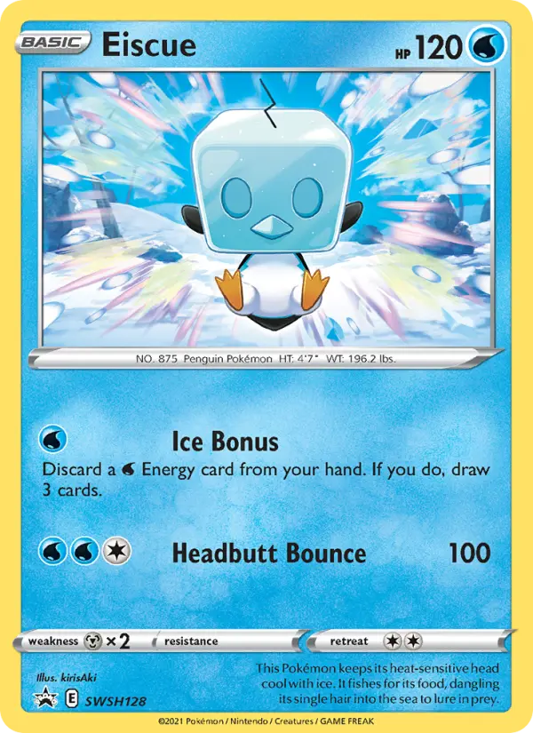Eiscue None Pokemon card #SWSH128 from SWSH Black Star Promos