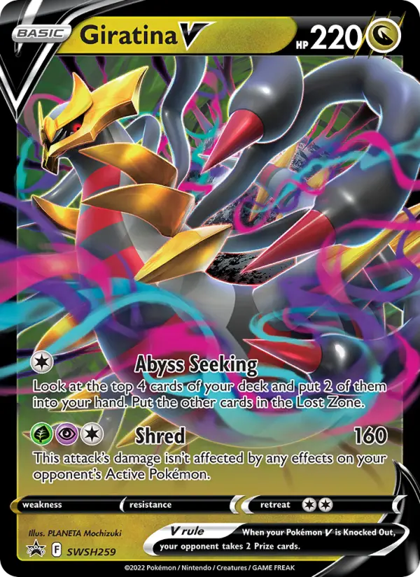 Giratina V None Pokemon card #SWSH259 from SWSH Black Star Promos
