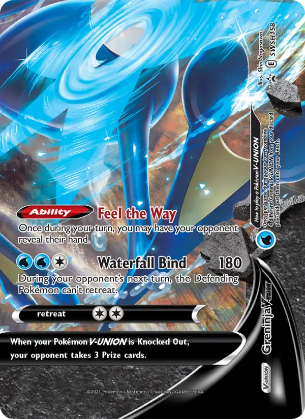 Greninja V-UNION None Pokemon card #SWSH158 from SWSH Black Star Promos