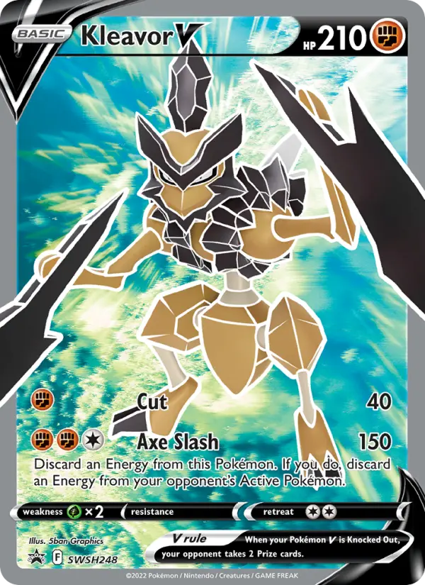 Kleavor V None Pokemon card #SWSH248 from SWSH Black Star Promos