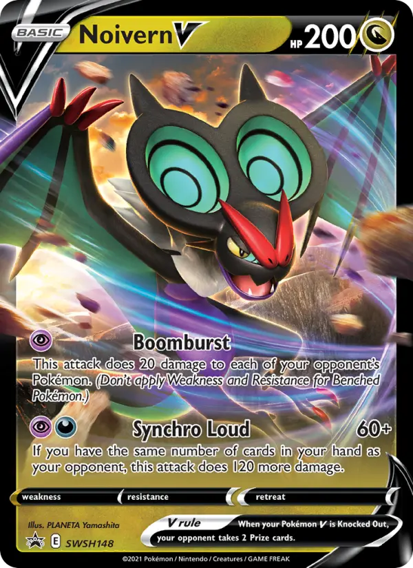 Noivern V None Pokemon card #SWSH148 from SWSH Black Star Promos