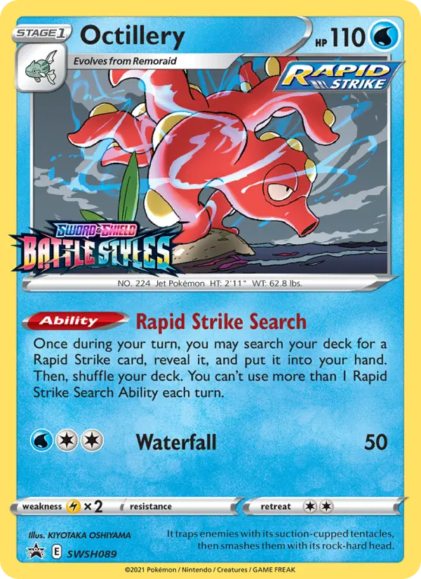 Octillery None Pokemon card #SWSH089 from SWSH Black Star Promos
