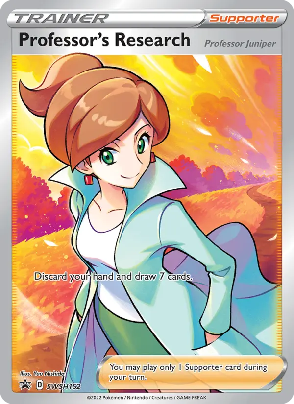 Professor's Research None Pokemon card #SWSH152 from SWSH Black Star Promos
