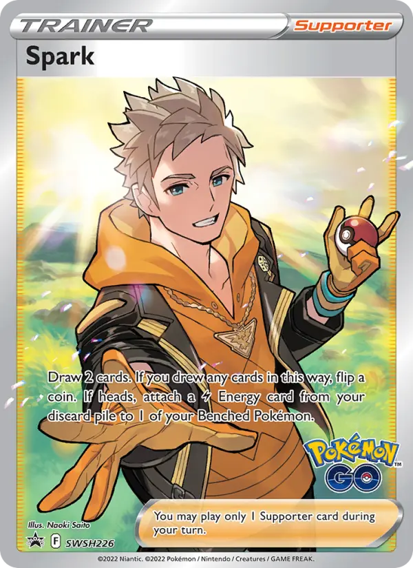 Spark None Pokemon card #SWSH226 from SWSH Black Star Promos