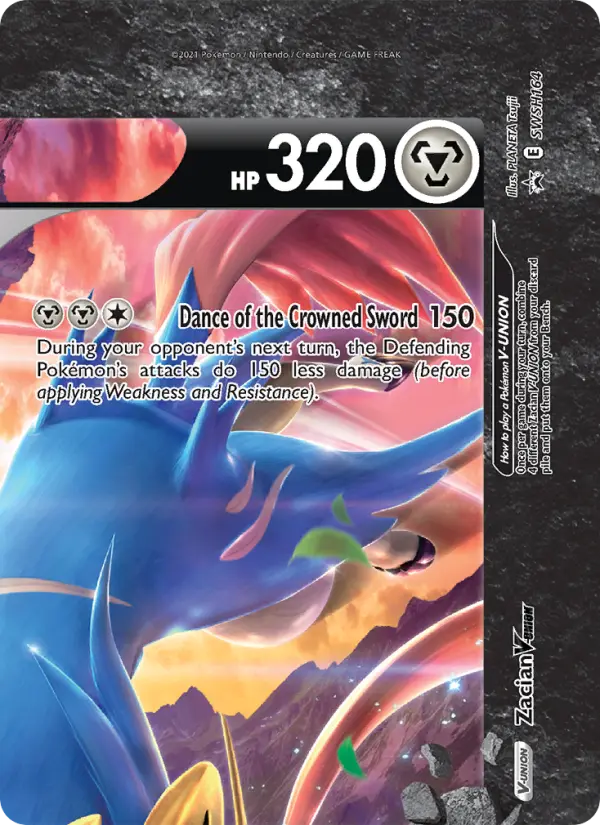 Zacian V-UNION None Pokemon card #SWSH164 from SWSH Black Star Promos