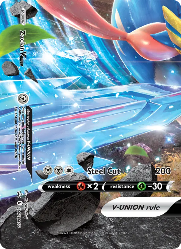 Zacian V-UNION None Pokemon card #SWSH165 from SWSH Black Star Promos
