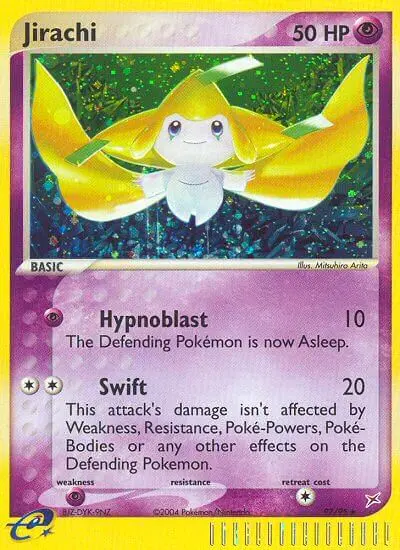 Jirachi Rare Pokemon card #97 from Team Magma vs Team Aqua