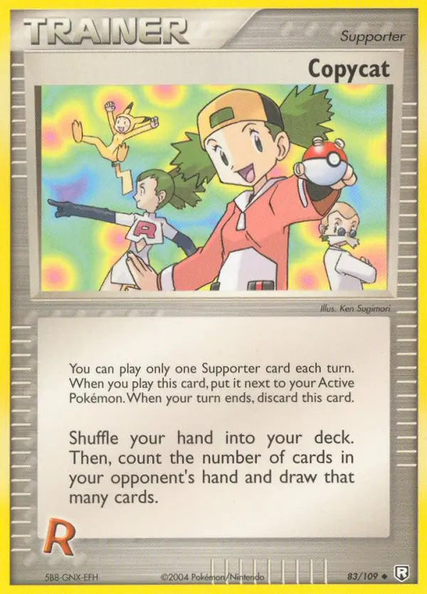 Copycat Uncommon Pokemon card #83 from Team Rocket Returns