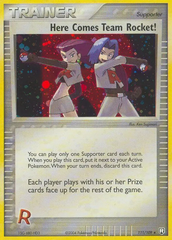Here Comes Team Rocket! Rare Pokemon card #111 from Team Rocket Returns