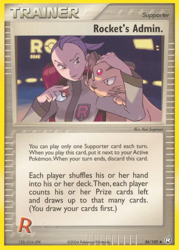 Rocket's Admin. Uncommon Pokemon card #86 from Team Rocket Returns