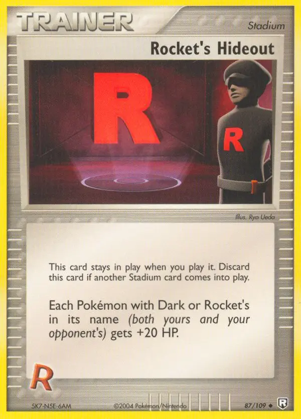 Rocket's Hideout Uncommon Pokemon card #87 from Team Rocket Returns