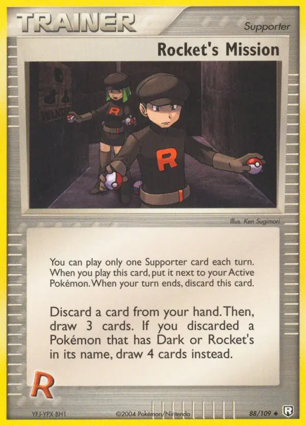 Rocket's Mission Uncommon Pokemon card #88 from Team Rocket Returns