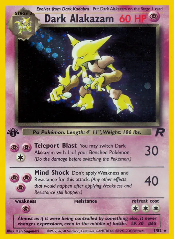 Team Rocket representative card artwork