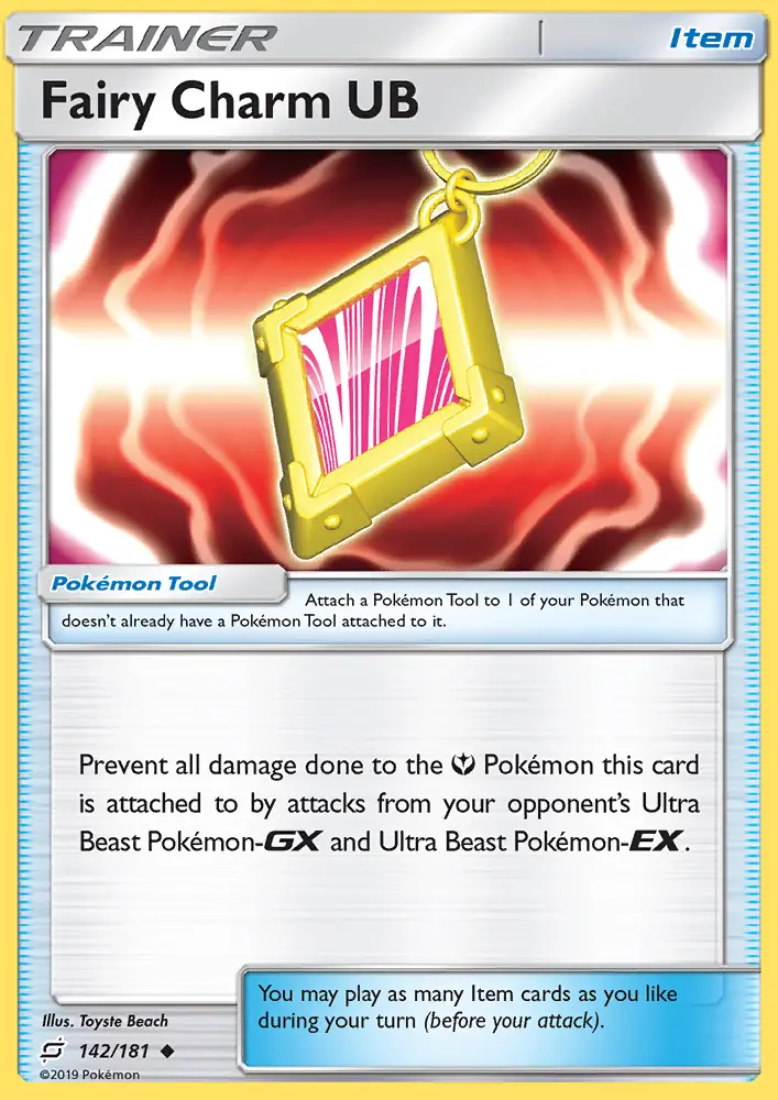 Fairy Charm UB Uncommon Pokemon card #142 from Team Up