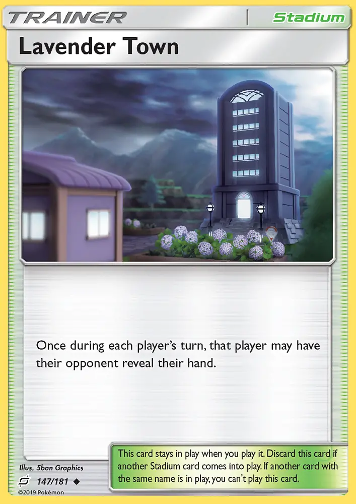 Lavender Town Uncommon Pokemon card #147 from Team Up