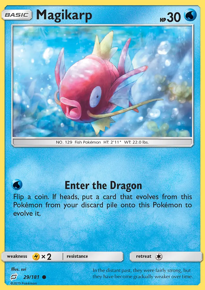 Magikarp Common Pokemon card #29 from Team Up