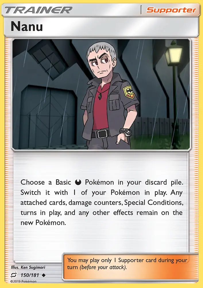 Nanu Uncommon Pokemon card #150 from Team Up