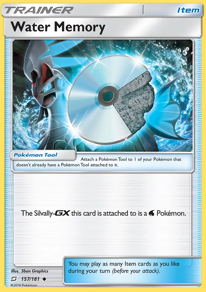 Water Memory Uncommon Pokemon card #157 from Team Up