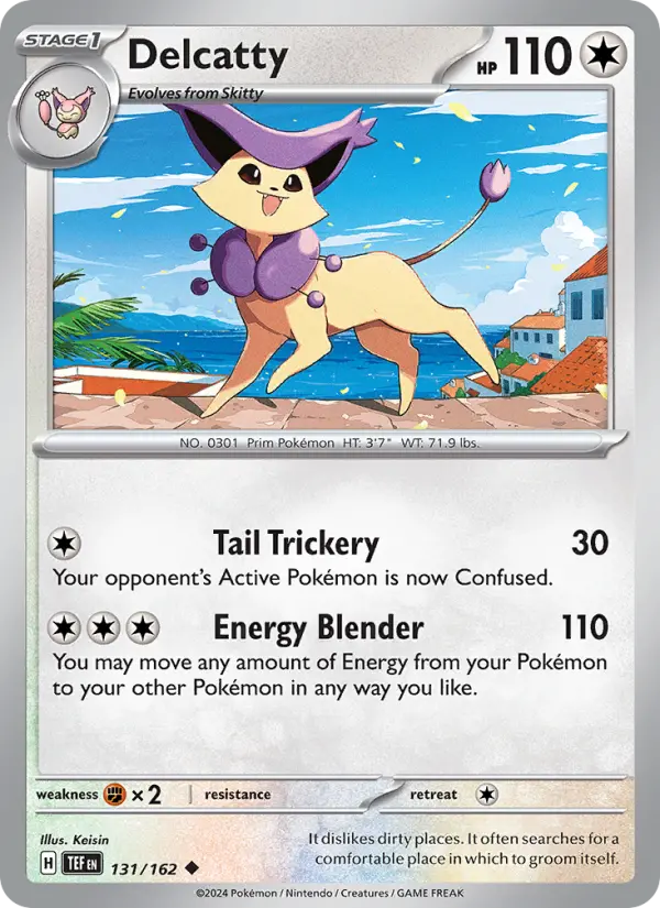 Delcatty Pokemon card artwork