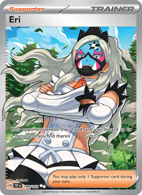 Eri Ultra Rare Pokemon card #199 from Temporal Forces