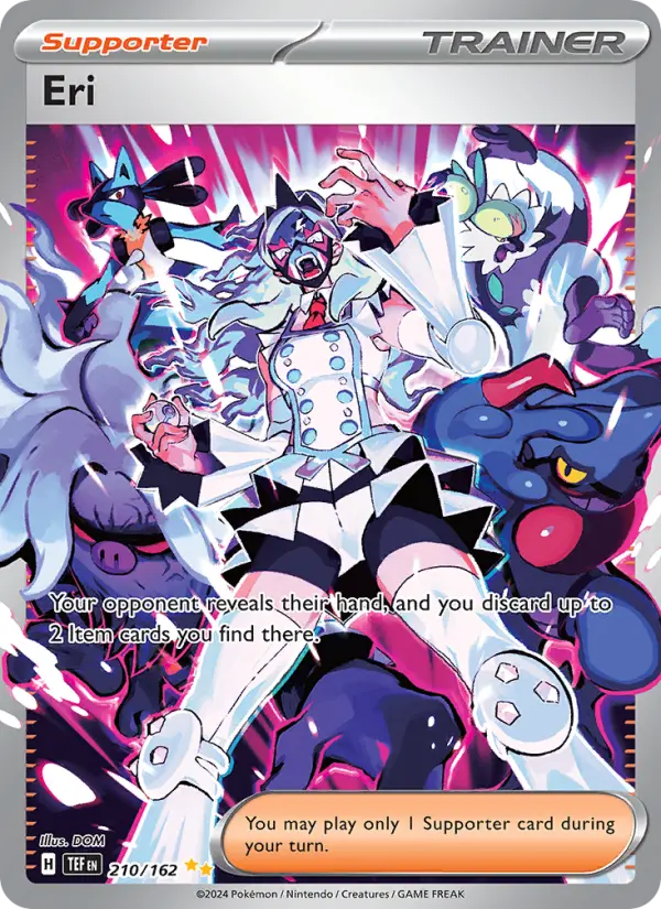 Eri Special illustration rare Pokemon card #210 from Temporal Forces