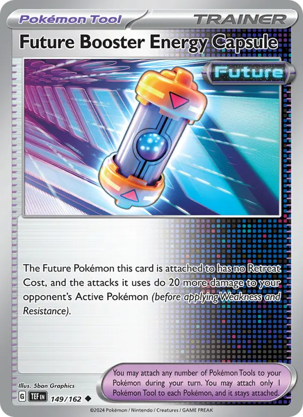 Future Booster Energy Capsule Uncommon Pokemon card #149 from Temporal Forces