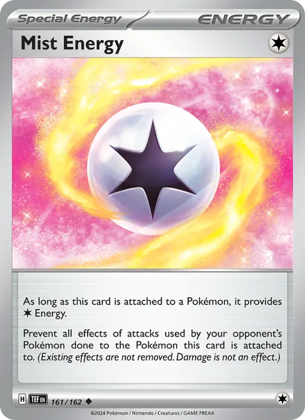 Mist Energy Uncommon Pokemon card #161 from Temporal Forces