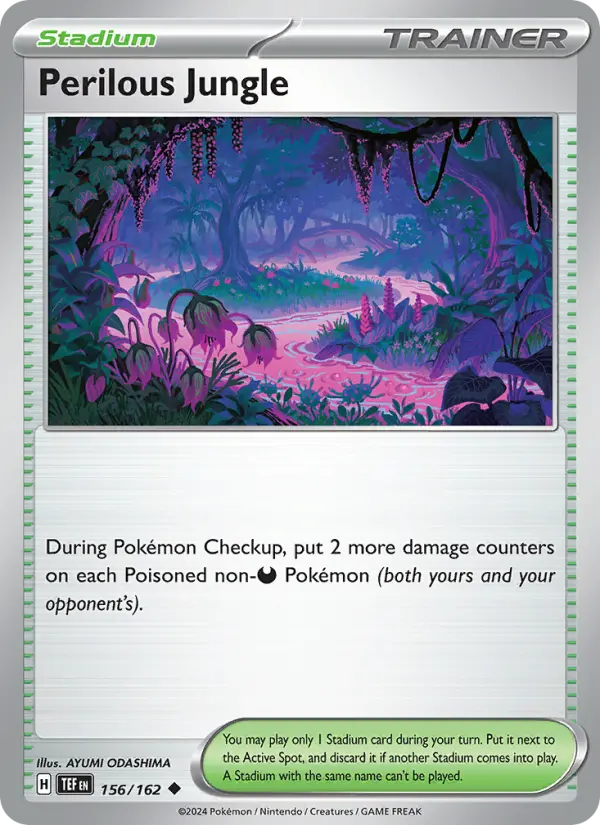 Perilous Jungle Uncommon Pokemon card #156 from Temporal Forces